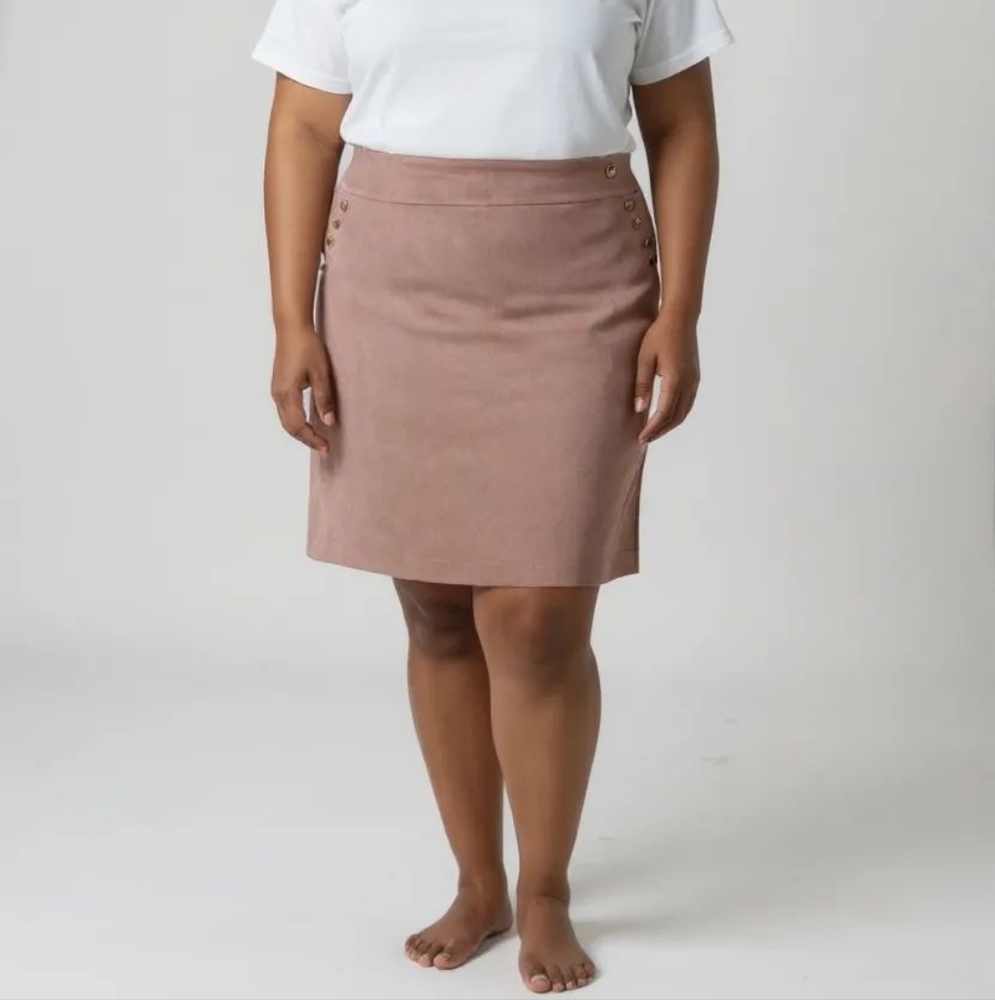 New Liz Claiborne Plus Size Skirt In Dusty Rose Size 24W (3X)